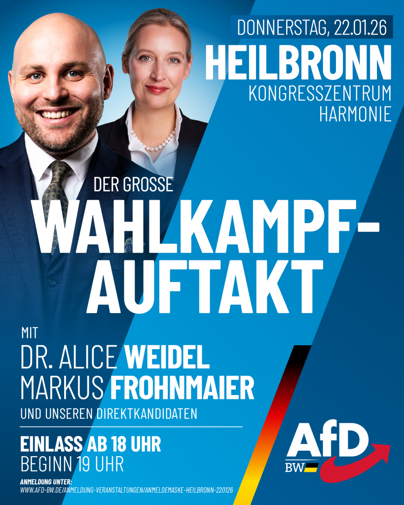Dr. Alice Weidel & Markus Frohnmaier in Heilbronn